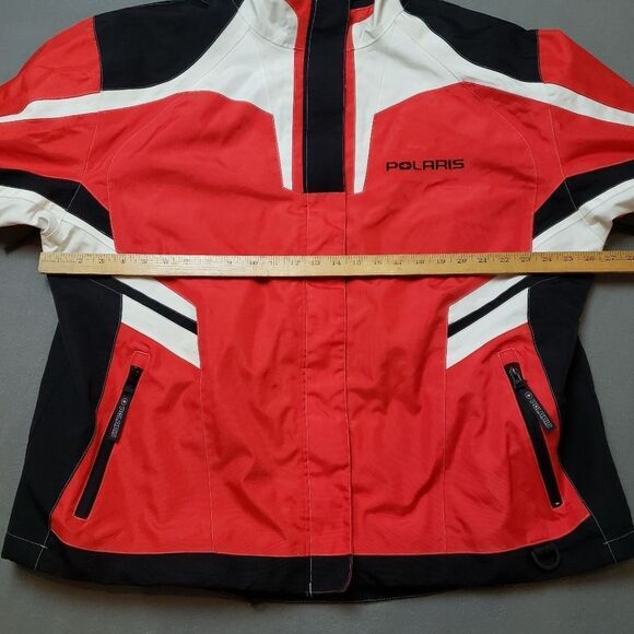 Pure Polaris riding jacket, ski snow snowmobile jacket red white black men’s XXL - Picture 13 of 14